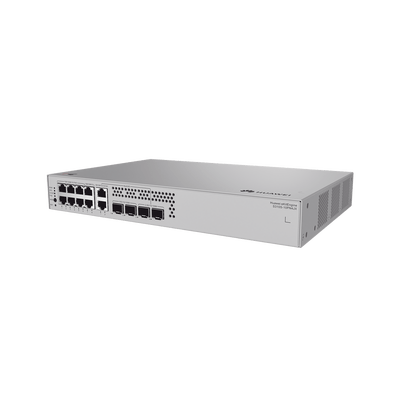 Switch de Acceso eKit Administrable / Capa 2+ / 6 Puertos PoE+ Gigabit + 2 Puertos PoE+ Multi-Gigabit (2.5 Gbps) + 2 Puertos Gigabit + 2 Puertos SFP + 2 Puertos SFP+ / PoE Perpetuo / Presupuesto PoE 128 W / Sin licenciamiento