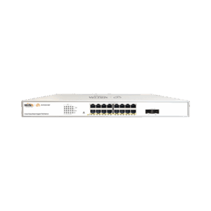 Switch Administrable PoE  / 16 puertos PoE af/at Gigabit /  2 x SFP Gigabit / Administración Cloud Gratuita / Presupuesto 240 W