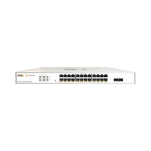 Switch Administrable PoE  / 24 puertos PoE af/at Gigabit /  2 x SFP Gigabit / Administración Cloud Gratuita / Presupuesto 370 W