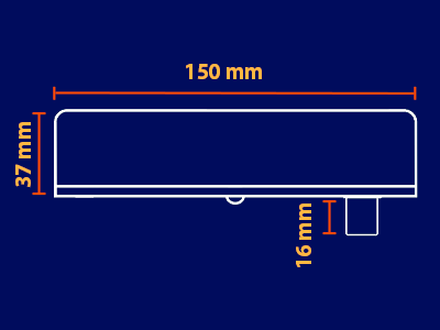 YLI YB500ULED - Cerradura Eléctrica de Perno Soporta 1000 Kg de Fuerza de Sujeción, Indicador LED para Puerta de Vidrio Sin Marco, 12 VDC, con Retardo de Tiempo Ajustable - Image 5