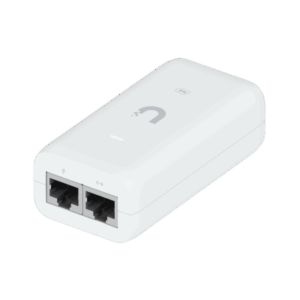 Inyector / Adaptador POE UniFi U-POE (48 VDC, 0.32 A hasta 15W) puerto Gigabit, ideal para equipos UniFi, incluye cable AC