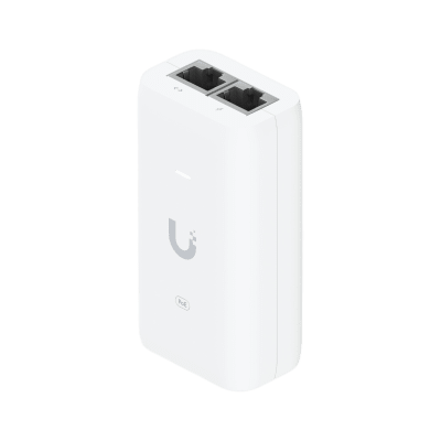 Inyector / Adaptador POE UniFi U-POE (48 VDC, 0.32 A hasta 15W) puerto Gigabit, ideal para equipos UniFi, incluye cable AC - Image 2