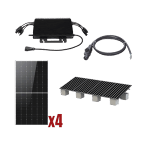 Kit Solar Interconexion  / 2kW  220Vca / Microinversores HOYMILES / Montaje Incluido