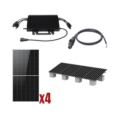 Kit Solar Interconexion  / 2kW  220Vca / Microinversores HOYMILES / Montaje Incluido