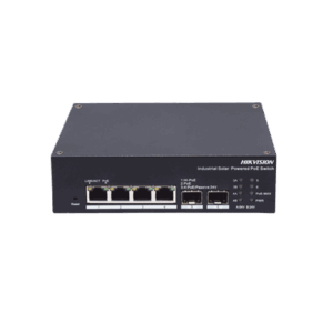 Switch Industrial con UPS / Administrable Gigabit / 3 Puertos Gigabit PoE+ (30 W) + 1 Puertos Gigabit PoE++ (90 W) / 2 Puertos SFP / 120 W Total / 48 a 57 VCD / Ideal para Proyectos / 300 Metros de Distancia