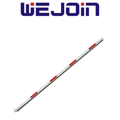 WEJOIN WJSSBM3 - Brazo Recto Octagonal de 3 metros / Franjas Reflejantes / Con Caucho Inferior / Sistema de Brazo Oscilante