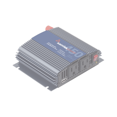 Inversor de Corriente Onda Modificada (CD-CA). Potencia Nominal 450 W, Ent:12Vcc, Sal: 115Vca 60 Hz.