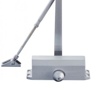 YLI YC812 - Brazo cierra puerta automático / Para puertas de 65 kg / Compatible con puertas de madera, vidrio, metal / Velocidad ajustable de cierre / Instalación izquierda o derecha