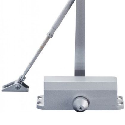 YLI YC812 - Brazo cierra puerta automático / Para puertas de 65 kg / Compatible con puertas de madera, vidrio, metal / Velocidad ajustable de cierre / Instalación izquierda o derecha