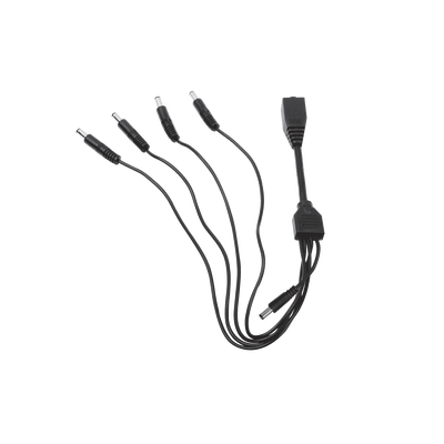 Cable con 5 Vías para Alimentar 4 Cámaras TURBOHD y DVR TURBOHD epcom / HIKVISION