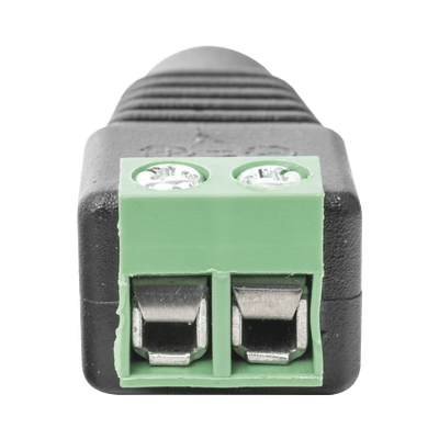 Adaptador Hembra Tipo Jack de 3.5 mm polarizado de 12 Vcc / Terminales Tipo Tornillo / Polarizado (+/-) / Ideal para Cámaras de Video Vigilancia. - Image 2