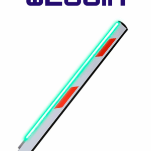 WEJOIN WJLBM4L - Brazo recto Izquierda LED tipo rectangular de 4 metros / Compatible con barrera  LED izquierda