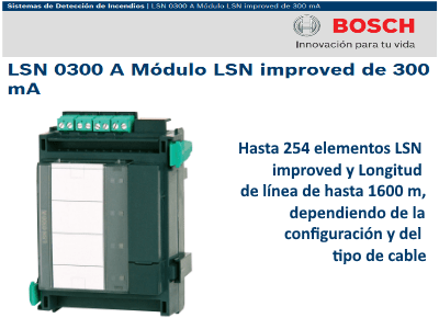 BOSCH F_LSN0300A - MOD Lazo LSN / Longitud de linea de HASTA1600M / Corriente de linea de hasta 300 MA - Image 7