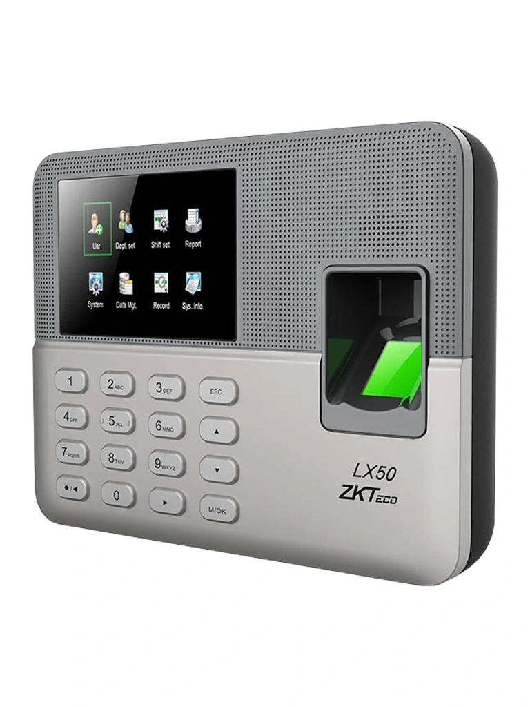 ZKTECO LX50 - Control de Asistencia con Huella Digital BioID (500), Contraseñas (500), Registro de 50,000 Eventos y SSR (Reporte en Hoja de Cálculo Mediante USB) - Image 2
