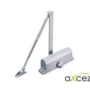 BRAZO CERRADOR DE PUERTAS AX-DOORC120 MARCA AXCEZE PUEDE CERRAR UNA  PUERTA DE HASTA 120 KG  INSTALACIÓN EN INTERIORES FÁCIL INSTALACIÓN