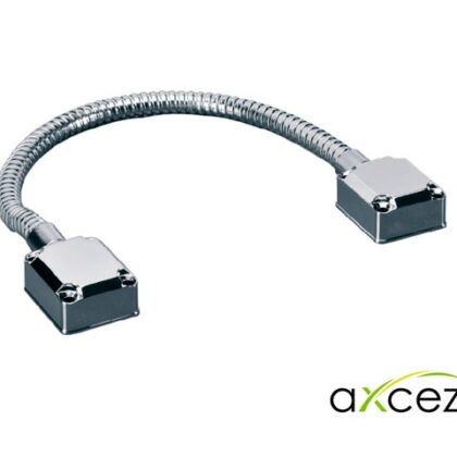 PASACABLES METÁLICO AXECEZE AX-LOOP20 INSTALACIÓN SOBREPUESTO DIÁMETRO DE 12.7MM IDEAL PARA PROTEGER CABLES EN ZONAS DE POSIBLE APLASTAMIENTO