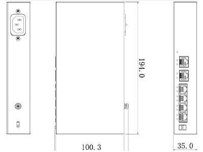 Switch PoE de 6 Puertos Fast Ethernet DH-SF1006LP DAHUA - Image 4