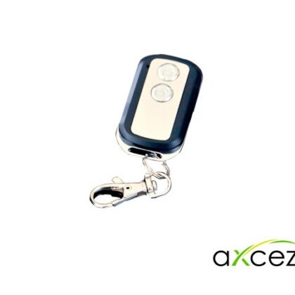 CONTROL REMOTO AXCEZE AX-TRANS10  FRECUENCIA DE OPERACIÓN 433.92MHZ CONFIGURABLE POR MEDIO DE JUMPER ALCANCE MÁXIMO 50M COMPATIBLE CON LOS RECEPTORES AX-REC10