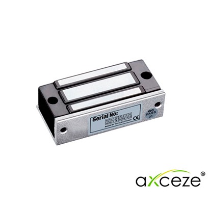 CHAPA MAGNETICA AXCEZE AX-M140SO EJERCE UNA FUERZA DE SUJECION DE 140 LIBRAS (63KG) FABRICADO EN ALUMINIO DIMENSIONES 90 X 39 X 24.5MM IDEAL PARA LOCKERS CAJONES O GAVETAS
