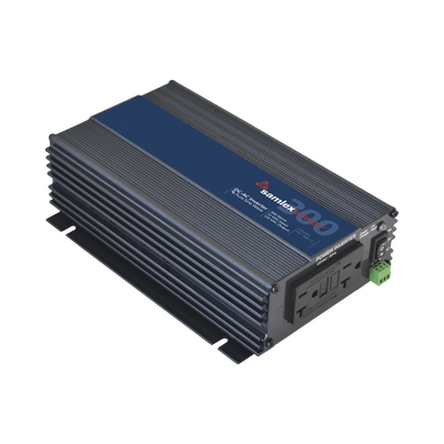 Inversor de corriente onda pura 300W, entrada 12 Vcc, salida 120 Vca 60 Hz