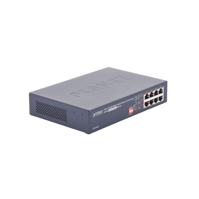 Switch PoE no Administrable, 8 Puertos 10/100/1000 Mbps con 4 Puertos PoE 802.3af/at, Modo Extender Hasta 250 mts - Image 3