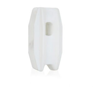 AISLADOR DE ESQUINA PARA POSTE DE 1/2pulg O 3/4pulg COLOR BLANCO PARA CERCAS ELECTRIFICADAS. ALTER ALT-AIS3 VENTA POR PIEZA