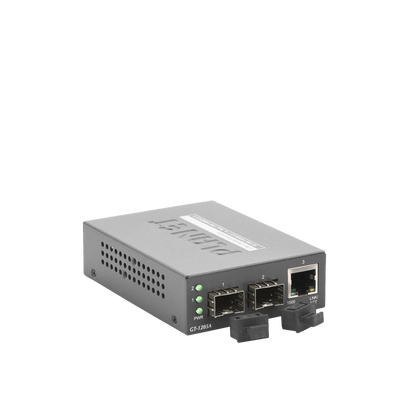 Convertidor de Medios con Doble Puerto SFP 1000BASE-FX/SX/LX y Puerto Ethernet 1000Base-T - Image 3