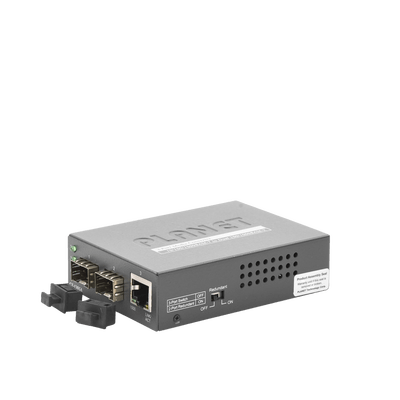 Convertidor de Medios con Doble Puerto SFP 1000BASE-FX/SX/LX y Puerto Ethernet 1000Base-T - Image 2