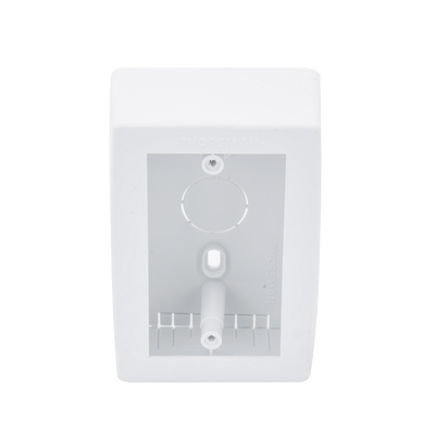 Caja de Registro Universal, color blanco de PVC auto extinguible (7902-02001)