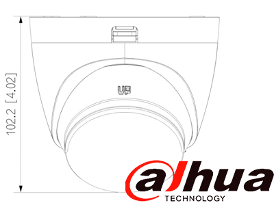DAHUA DH-HAC-HDW1249XN-IL-A-PRO - Cámara Domo HDCVI 2MP WizColor/ HDCVI X PLUS/ Imagen 24 Horas a Color/ Corrección de Distorsión de Imagen mediante IA/ Iluminador Dual Inteligente/ Hasta 50m de Iluminación/ Doble Mic Incorp/ Campo de Visión de Hasta 101° - Image 3