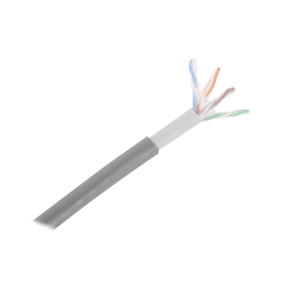 Bobina de cable de 305 m, Cat5E, con gel, para intemperie, doble forro extrema humedad, bajo tierra, UL, color negro para aplicaciones en video vigilancia, y redes de alta velocidad. - Image 2