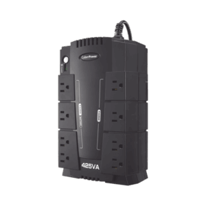 UPS de 425 VA/255 W, Topología Standby, Entrada 120 Vca NEMA 5-15P, Tipo Gabinete Compacto, Con 8 Tomas NEMA 5-15R