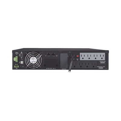 UPS de 1000 VA/900 W, Online Doble Conversión, Entrada 120 Vca NEMA 5-15P, Onda Senoidal Pura, Rack o Torre de 2 UR, Con 8 Tomas NEMA 5-15R - Image 2