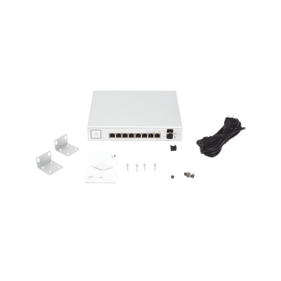 Switch UniFi Administrable de 8 Puertos Gigabit PoE+ 802.3at/af y PoE Pasivo 24V. - Image 6
