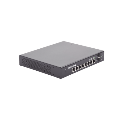 Switch EdgeMAX Administrable de 8 Puertos Gigabit con PoE+/PoE Pasivo 24V + 2 Puertos SFP, 150 W - Image 3