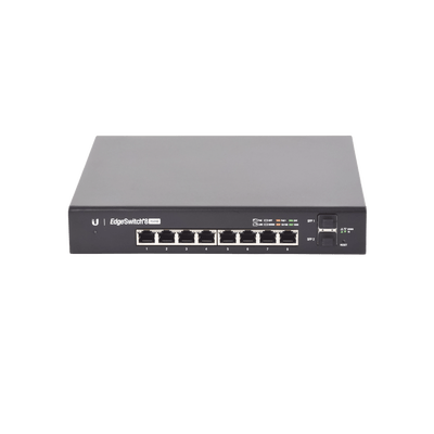 Switch EdgeMAX Administrable de 8 Puertos Gigabit con PoE+/PoE Pasivo 24V + 2 Puertos SFP, 150 W - Image 2