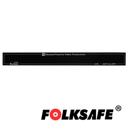TRANSCEPTOR DE VIDEO PASIVO, HUB 16 CANALES HD FOLKSAFE FS-HDP4616, COMPATIBLE CON TODAS LAS MARCAS DE CÁMARAS CON FORMATO HD-CVI, HD-TVI Y AHD, DISTANCIA MÁxIMA DE 320MTS DE CABLEADO PARA VIDEO AHD 1.3MP, CUENTA CON PROTECCIÓN DE DESCARGAS DE 2KV EN ENTRADA/SALIDA DE VIDEO.