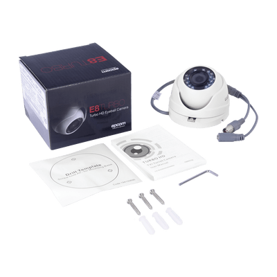 KIT TurboHD 1080p / DVR 8 Canales / 4 Cámaras Bala (exterior 2.8 mm) / 4 Cámaras Eyeball (exterior 2.8 mm) / Transceptores / Conectores / Fuente de Poder Profesional hasta 15 Vcc para Largas Distancias - Image 6