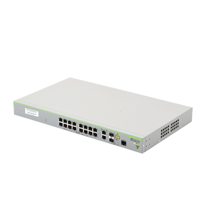 Switch PoE+ Administrable CentreCOM FS980M, Capa 3 de 16 Puertos 10/100 Mbps + 2 puertos RJ45 Gigabit/SFP Combo, 250W - Image 2