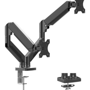 Soportes para Monitores - Brazo Articulador Para Dos Monitores Naceb (NA-0214) - Brazo Articulador Para Dos Monitores Na-0214 Negro Dsa2102