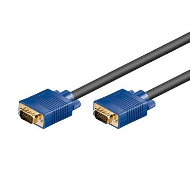 Cable Monitor - Cable VGA - HD15 - 1.8 m, VGA (D-Sub), VGA (D-Sub), Macho/Macho, Azul, 311818 BRobotix
