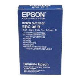 Cinta - Cinta Epson ERC-38B Negra. Compatible con: TMU-200 - TM-300, TM-U325, TM-U375