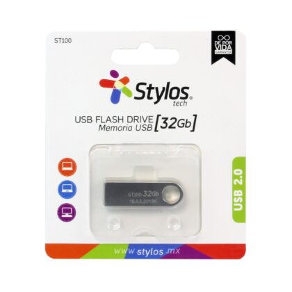 Memoria USB - Memoria USB 32GB Stylos. STMUSB3B -