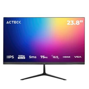 Monitor - Monitor ACTECK Captive Vivid SP240 - 23.8 pulgadas, 250 cd / m², 1920 x 1080 Pixeles, 5-8 ms, Negro