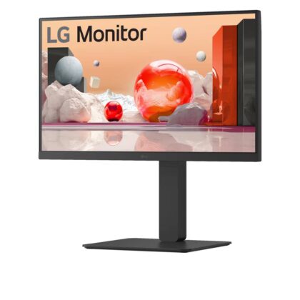 Monitores - Monitor Full HD IPS de 24 Pulgadas con USB Tipo-C - RJ45, altavoces, 100 Hz, soporte ajustable y multipuertos
