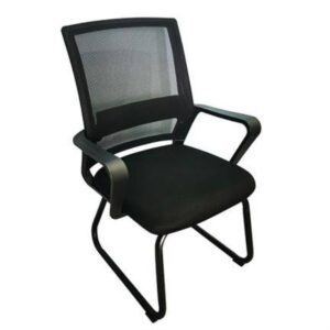 Silla - Silla de Visita Nextep NE-652N con Descansabrazos Tela/Malla color negro -