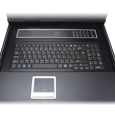 Switch KVM con Monitor de 17"con Teclado y Trackpad para Rack de 1U de Cuatro Postes, 8 Puertos VGA Para Acceder y Controlar Hasta 8 Computadoras Desde una Sola Consola - Image 3