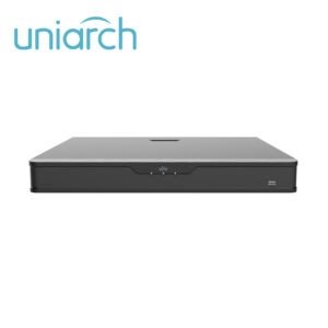 DVR UNIARCH XVR302-32Q3 / 36 CANALES /  8MP LITE / H 265 / 32 CANALES ANALOGICOS / 4 CANALES IP / SALIDA SIMULTÁNEA HDMI / VGA / 2 DISCOS DUROS DE  8 TB C/U ( TOTAL 16 TB) / RS485 / ALARMA 4 ENTRADAS / 1 SALIDA / AUDIO SOBRE COAXIAL SOLO CON CÁMARAS UNIARCH (PROTOCOLO UNIVIEW CVI) / 12 VCD.