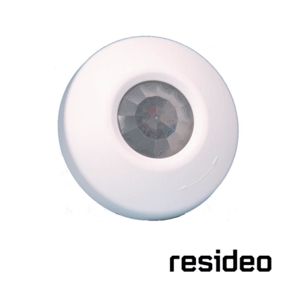 SENSOR DE MOVIMIENTO CONVENCIONAL 360 MODELO 997 CUENTA CON UNA COBERTURA DE 360 GRADOS EN UN DIÁMETRO DE 11 METROS COMPATIBLE CON PANELES RESIDEO