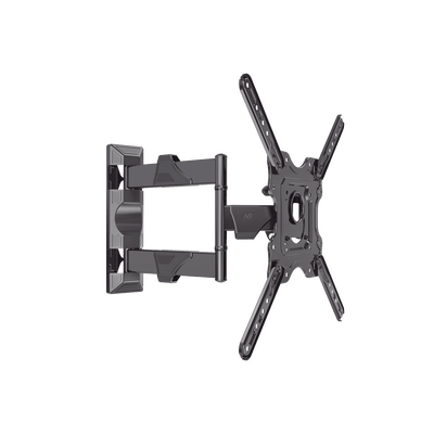 Montaje de Pared Articulado para Monitor de 32-55" / Soporta hasta 27.2 Kg / Vesa 400 x 400 / 100 x 100 / Acero / Separación a Pared de 5 cm a 40 cm